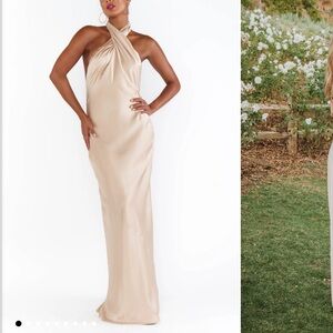 Jasmine Halter Maxi Dress from Show Me Your Mumu, size XS